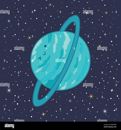 Uranus Planet Cartoon