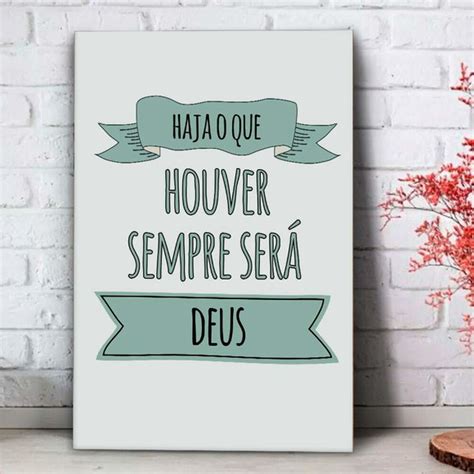 Placa Decorativa Fé E Religião Sempre Será Deus 20x30cm No Elo7 Mix Adesivos 1ac0613