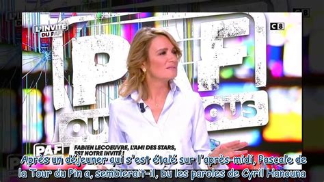 Tpmp Ces Personnalit S Que Pascale De La Tour Du Pin A Consult Es Avant