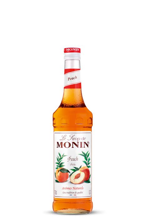 Spirits Monin Peach Cocktail Syrup L Roto Webshop