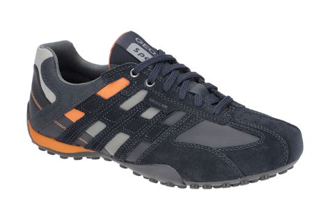 Geox Snake Schuhe Blau Orange Grau U K Schuhhaus Strauch