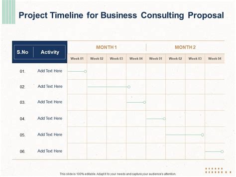 Project Timeline For Business Consulting Proposal Ppt Powerpoint ...