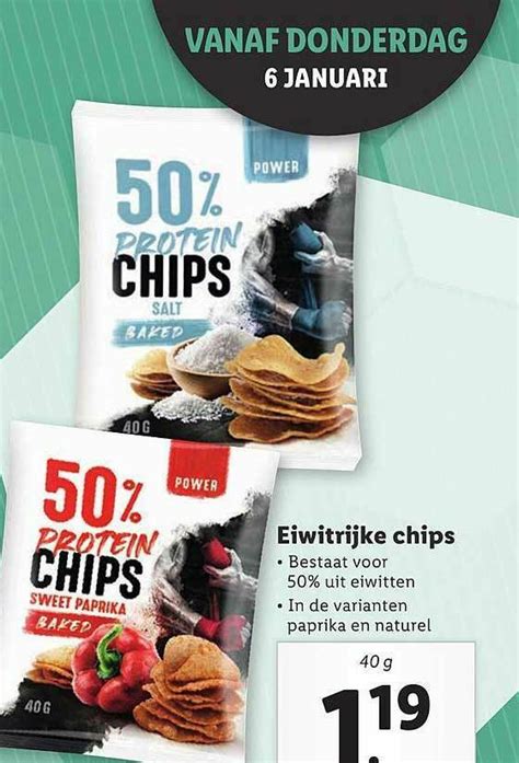 Eiwitrijke Chips Aanbieding Bij Lidl