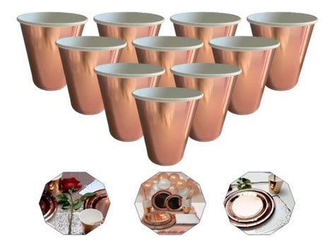 X Vasos Desechables Decoraci N Vaso Cumplea Os Rosado Cuotas Sin