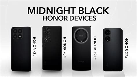 Achieve stylish lifestyle with HONOR sleek and stunning Midnight Black ...