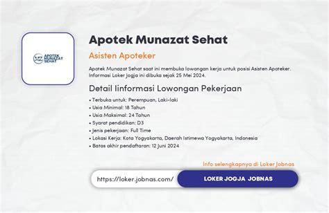 Lowongan Kerja Asisten Apoteker