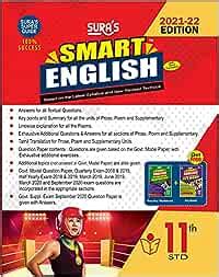 Sura S 11th STD Smart English Guide 2021 22 Edition Based On