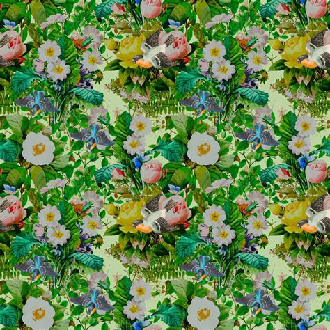 Luxury Floral Seamless Pattern For Creating Textiles Wallpaper Paper