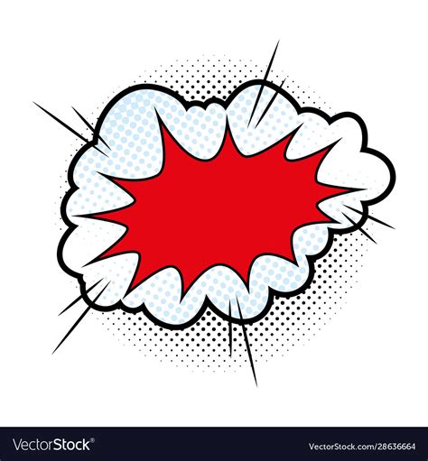 Cloud Pop Art Style Icon Royalty Free Vector Image