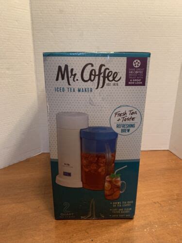 Blue Electric Machine Mr Coffee Tm75 Iced Tea Maker