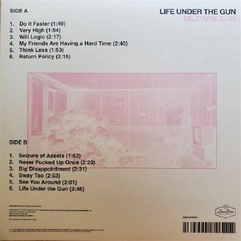 MILITARIE GUN Life Under The Gun Vinyl At Juno Records