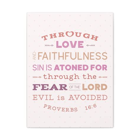 Scripture Walls Through Love Faithfulness Proverbs Christian Wall