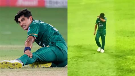 Asia Cup 2022 Naseem Shah Walks Off The Field In Tears After Bowling