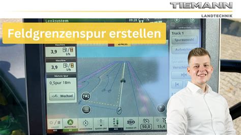 Feldgrenzenspur Am John Deere Gen Display Erstellen Youtube