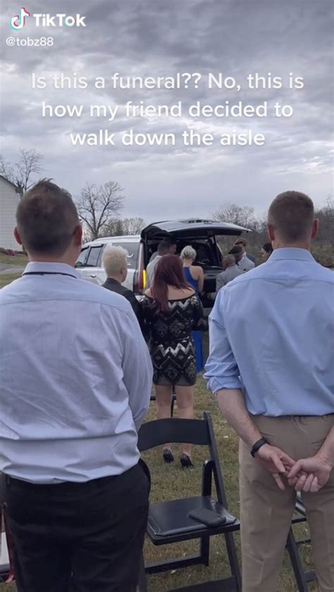 Groom Walks Down Aisle Inside Coffin Cancel The Wedding