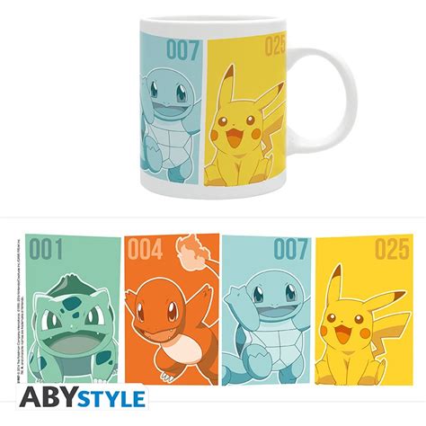 Pokemon Mug Ml Starters Subli Box X Abysse Corp