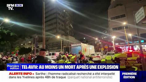 Au moins un mort après une forte explosion dans le centre de Tel Aviv