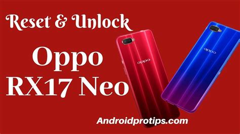 How To Reset Unlock Oppo Rx Neo Youtube