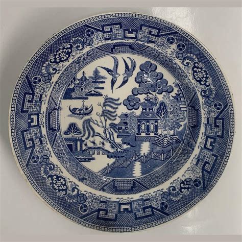 Vintage/Antique Blue & White Plates Various Sizes | AFC