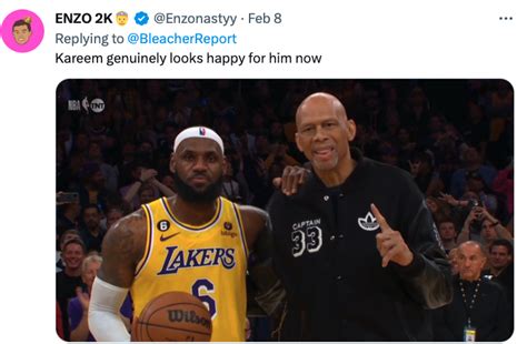 Kareem Abdul Jabbar Not At All Bothered By Lebron James Beating His