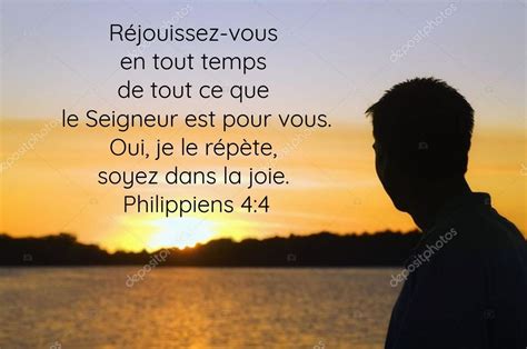 Réjouissez vous en tout temps de tout ce que le Seigneur est pour vous