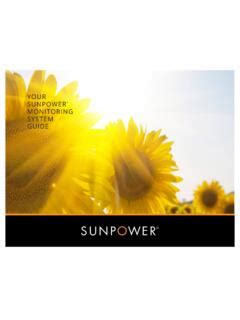 YOUR SUNPOWER MONITORING SYSTEM GUIDE / your-sunpower-monitoring-system ...