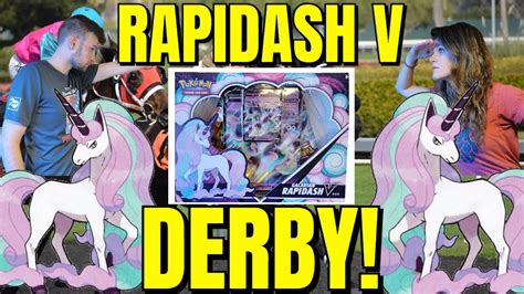 Brand New Galarian Rapidash V Box Derby Box Battle Pokemon Card