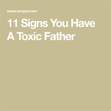 If You Have A Toxic Dad You Ll Recognize These Signs Right Away