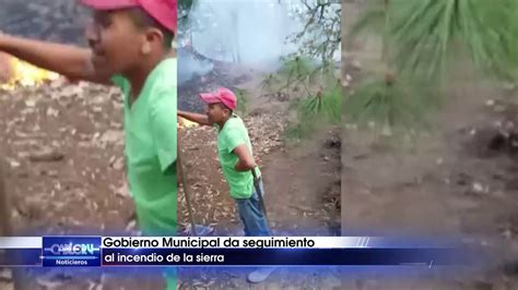 SIGUE MUY FUERTE EL INCENDIO EN EL ZAPOTE ASI SE REFIRIO RAMÓN TORRES