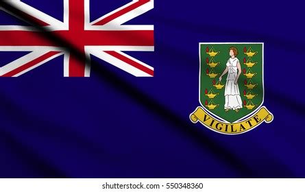 Virgin Islands Uk Flag Waving Stock Illustration 525957424 Shutterstock