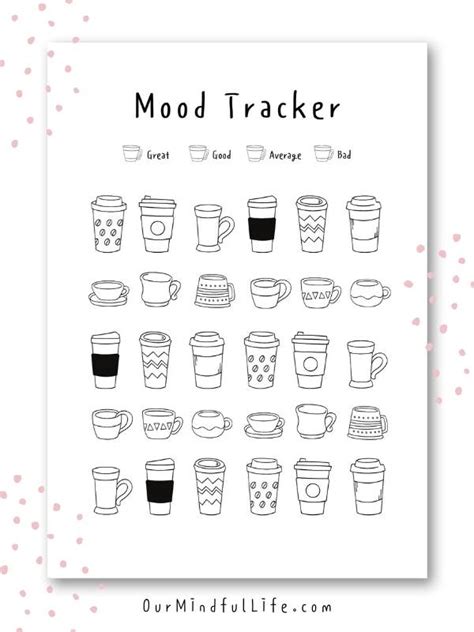 27 Free And Beautiful Mood Tracker Printables Our Mindful Life