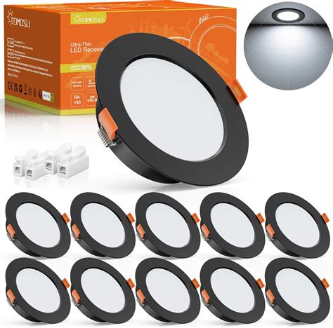 Hoftronic X Nola Led Einbaustrahler Mm Schwarz Ip Wasserdicht