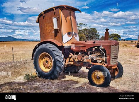 Australia Outback Old Tractor Hi Res Stock Photography And Images Alamy