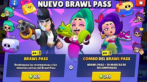 140 Recompensas Nuevo Brawl Pass De La ActualizaciÓn Brawllywood Nuevo Youtube