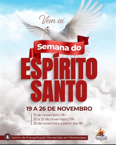 Semana Do Esp Rito Santo Pe Moacir Anast Cio Bras Lia Dfportal Rp