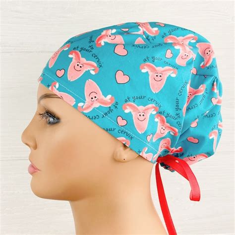 Cervix Scrub Hat Etsy