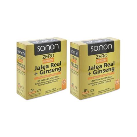 Jalea Real Con Ginseng X Ampollas Sanon Con Ofertas En Carrefour