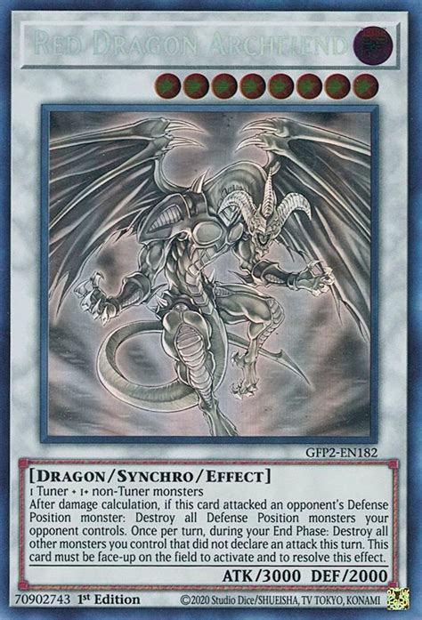 GFP2 EN182 Red Dragon Archfiend Yu Gi Oh