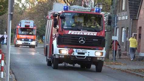 Feuer Im Rathaus Einsatzfahrten Ff Burg Auf Fehmarn Youtube