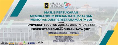 MAJLIS PERTUKARAN MEMORANDUM PERJANJIAN MoA DAN MEMORANDUM