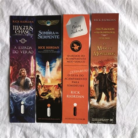 Kit De Marcadores De Livro Rick Riordan Autor De Percy Jackson