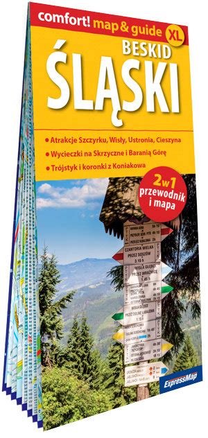 Beskid Śląski 2w1 Przewodnik i mapa Opracowanie zbiorowe Książka w