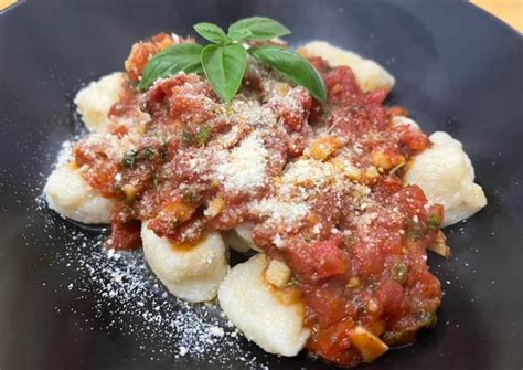 Házi mascarpone s gnocchi házi sugoval Юлчи receptje Cookpad receptek