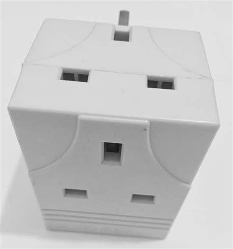 Way Socket Household Multi Plug Fused Adapter Uk Mains V Ac