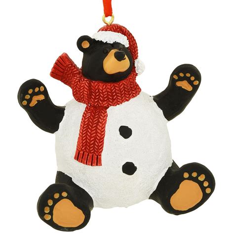 Snowman Bear Ornament