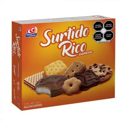 GALLETA SURTIDO RICO GAMESA GALLETAS