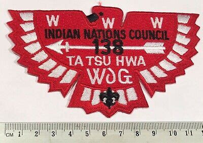 OA Lodge 138 Ta Tsu Hwa S41 Indian Nations Council Oklahoma Red Bird