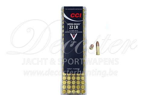 CCI 22 LR MINI MAG Copper Plated Round Nose 40Gr Decoster Hunting