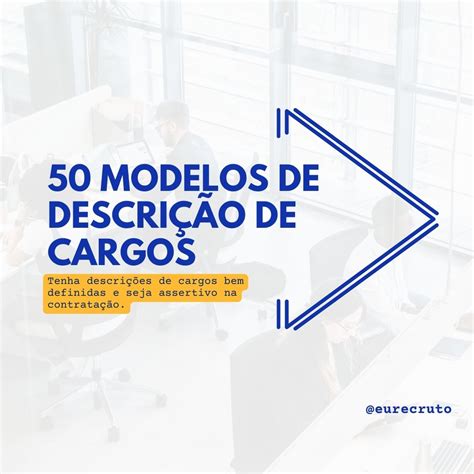 50 Modelos de Descrição de Cargos Gabrielly Melo Hotmart