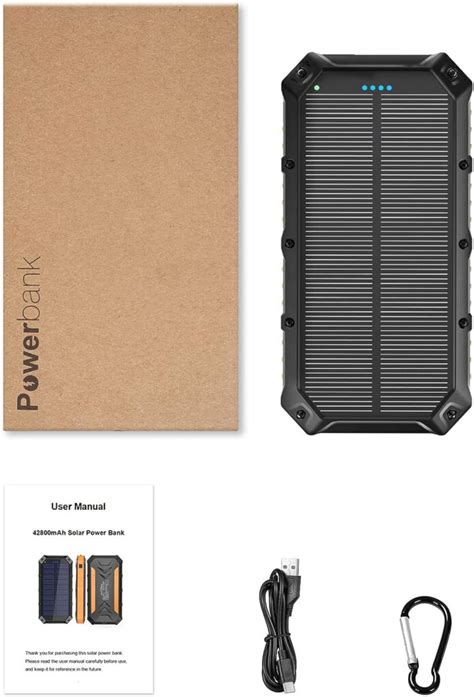 Solar Power Bank Portable Charger Review Emergency Solar Chargers